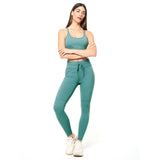 Sergio Tacchini Silvia Sports Bra - Duck Green
