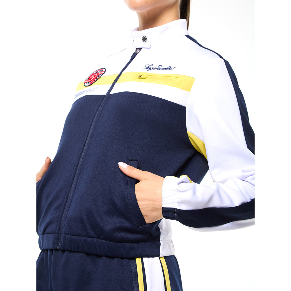 Sergio Tacchini Women's Corsa Track Jacket - Maritime Blue