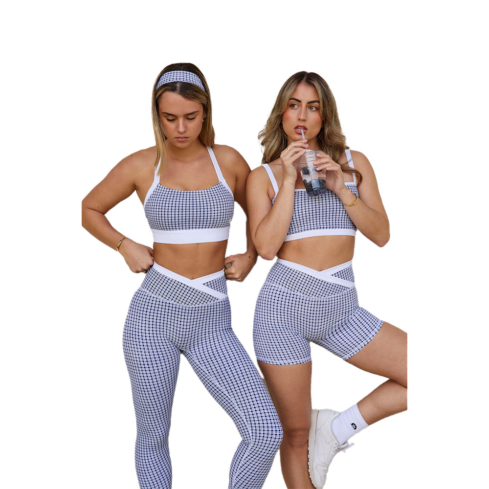 Astoria LUXE BALANCE Headband - Blue Lattice