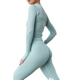 Astoria CONTOUR Ribbed Seamless Legging - Seafoam