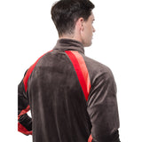 Sergio Tacchini Banda Velour Track Jacket - Mulch
