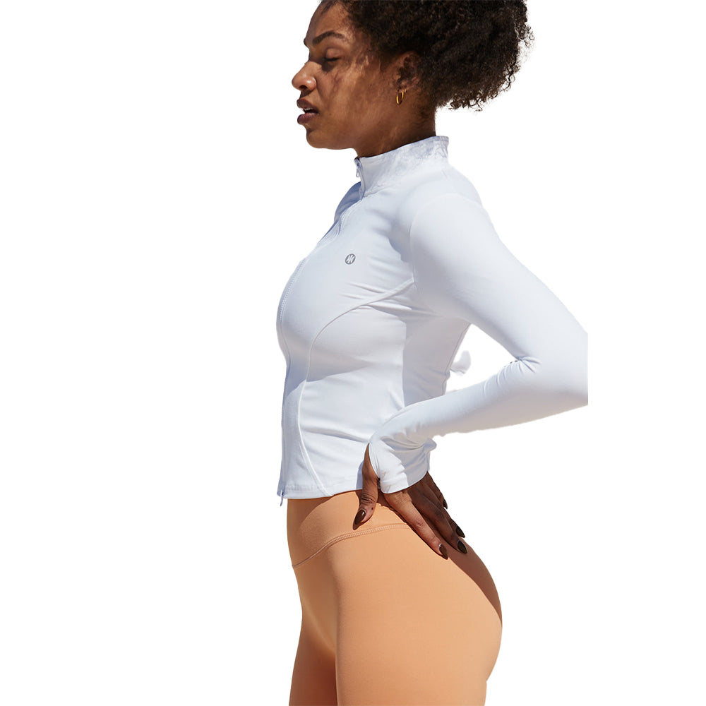 Astoria LIVE LUXE Zip Up Jacket - White
