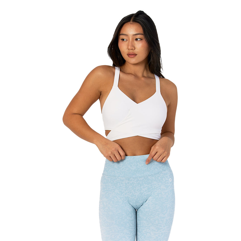 Astoria LIVE LUXE Crossover Crop - White