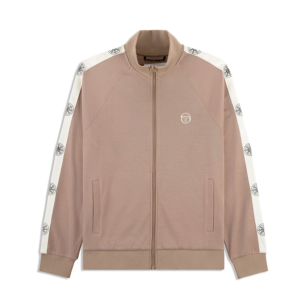 Sergio Tacchini Bussola Track Jacket - Taupe Grey