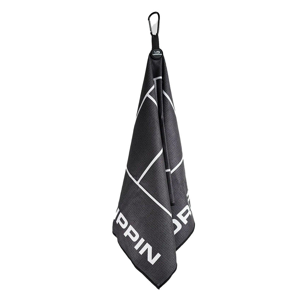 UDRIPPIN Court Black - Magnetic Microfiber Towel