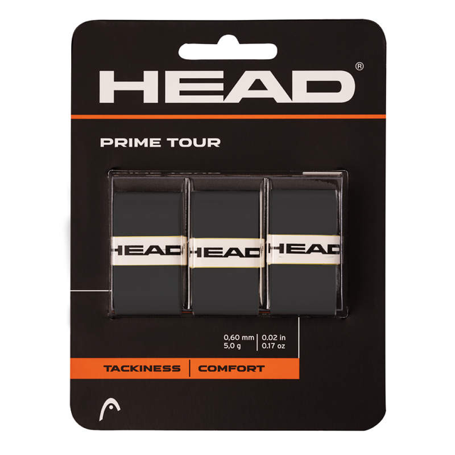 Head Multisport Overgrips Prime Tour 3 PCS Pack black