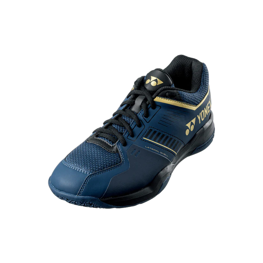 Yonex Badminton Shoe Power Cushion Strider Flow Wide (Navy/Gold)