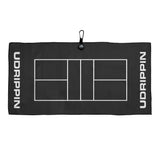 UDRIPPIN Court Black - Magnetic Microfiber Towel