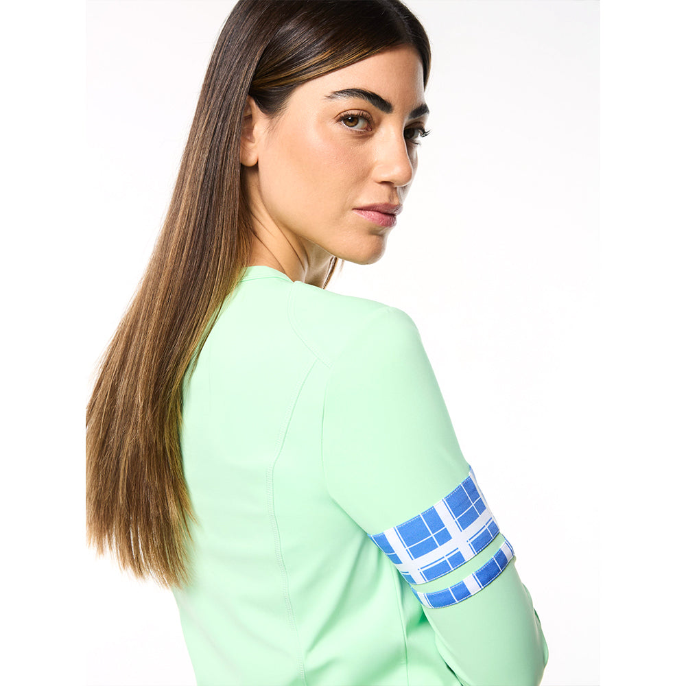 Sergio Tacchini Lara Contour Jacket - Green Ash