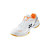 Yonex Badminton Shoe Power Cushion 65Z3 Wide Unisex (White/Orange)