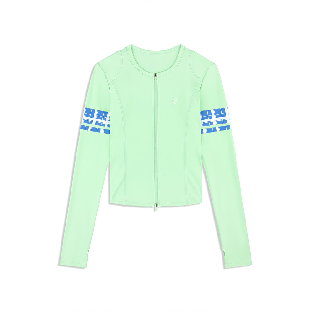 Sergio Tacchini Lara Contour Jacket - Green Ash
