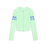 Sergio Tacchini Lara Contour Jacket - Green Ash