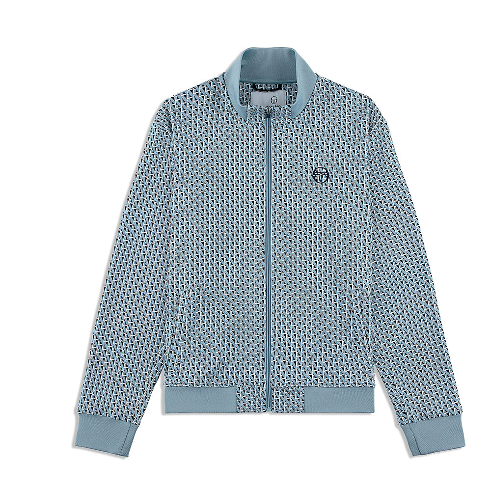 Sergio Tacchini Paolo Knit Track Jacket - Faded Denim