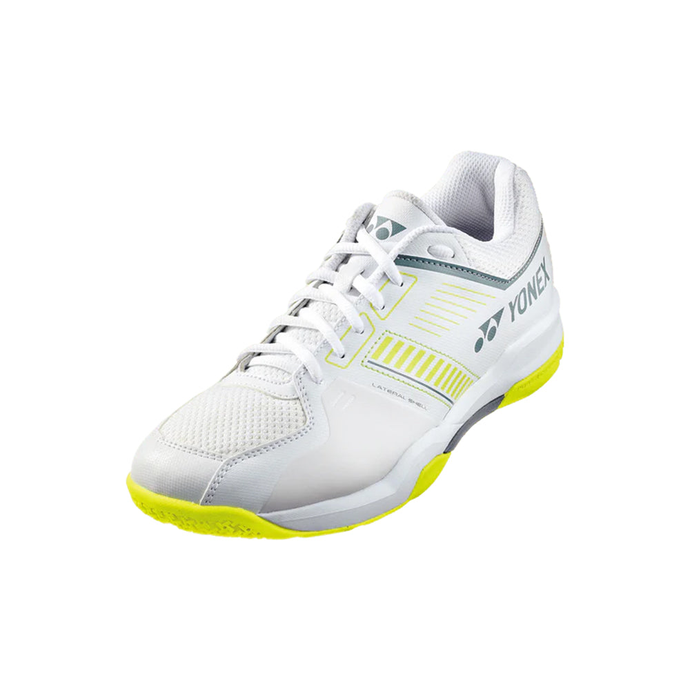 Yonex Badminton Shoe Power Cushion Strider Flow Wide (White/Lime)