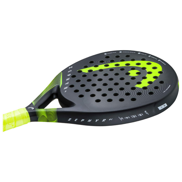 Head Padel Racket Zephyr UL 2023 Black & Yellow