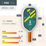 Pala de Pickleball Rise de Revolin Sports