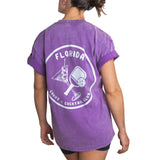 Urban Court - Purple Oversized Urban Pickleball Washed Tee