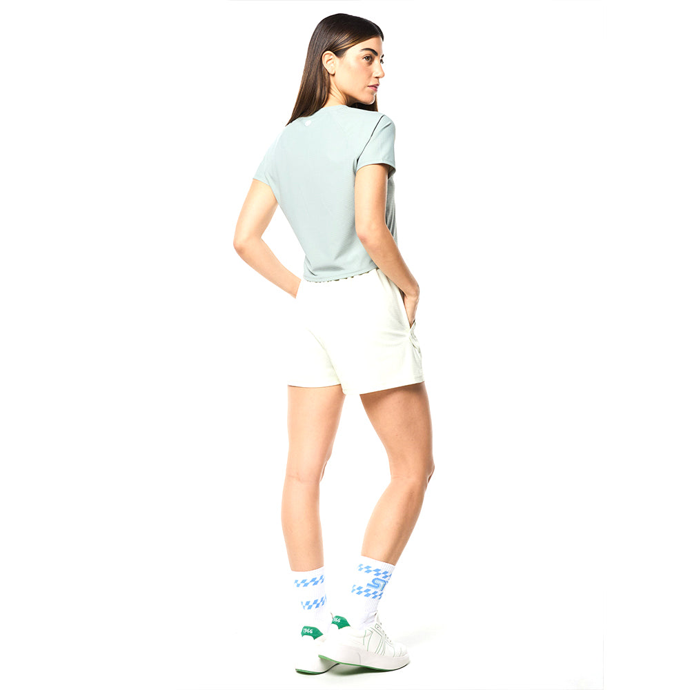 Sergio Tacchini Eva Cropped Top - Slate Gray