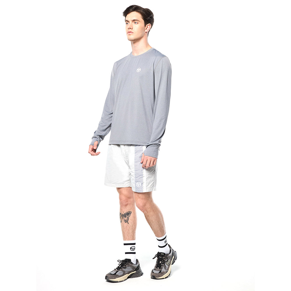 Sergio Tacchini Attivo Damarindo Long Sleeve Tee - Quiet Gray