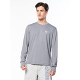 Sergio Tacchini Attivo Damarindo Long Sleeve Tee - Quiet Gray