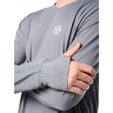 Sergio Tacchini Attivo Damarindo Long Sleeve Tee - Quiet Gray