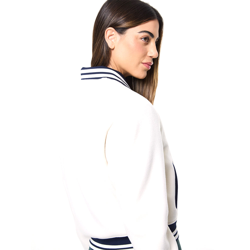 Sergio Tacchini Marisa Varsity Jacket - Gardenia