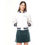 Sergio Tacchini Marisa Varsity Jacket - Gardenia