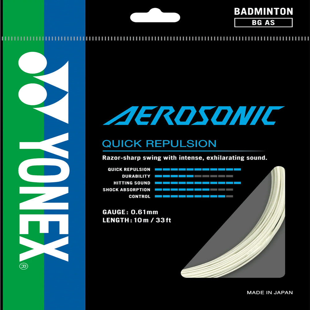 Yonex Badminton String Aerosonic - 10m Set & 200m Reel