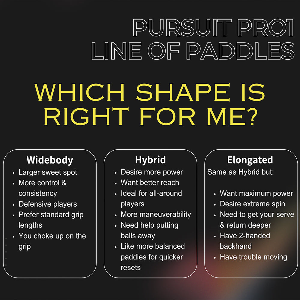 Engage Pickleball Pursuit Pro1 Hybrid