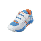 Yonex Badminton Shoe Power Cushion Strider Flow Belt Junior (White/Sky Blue)