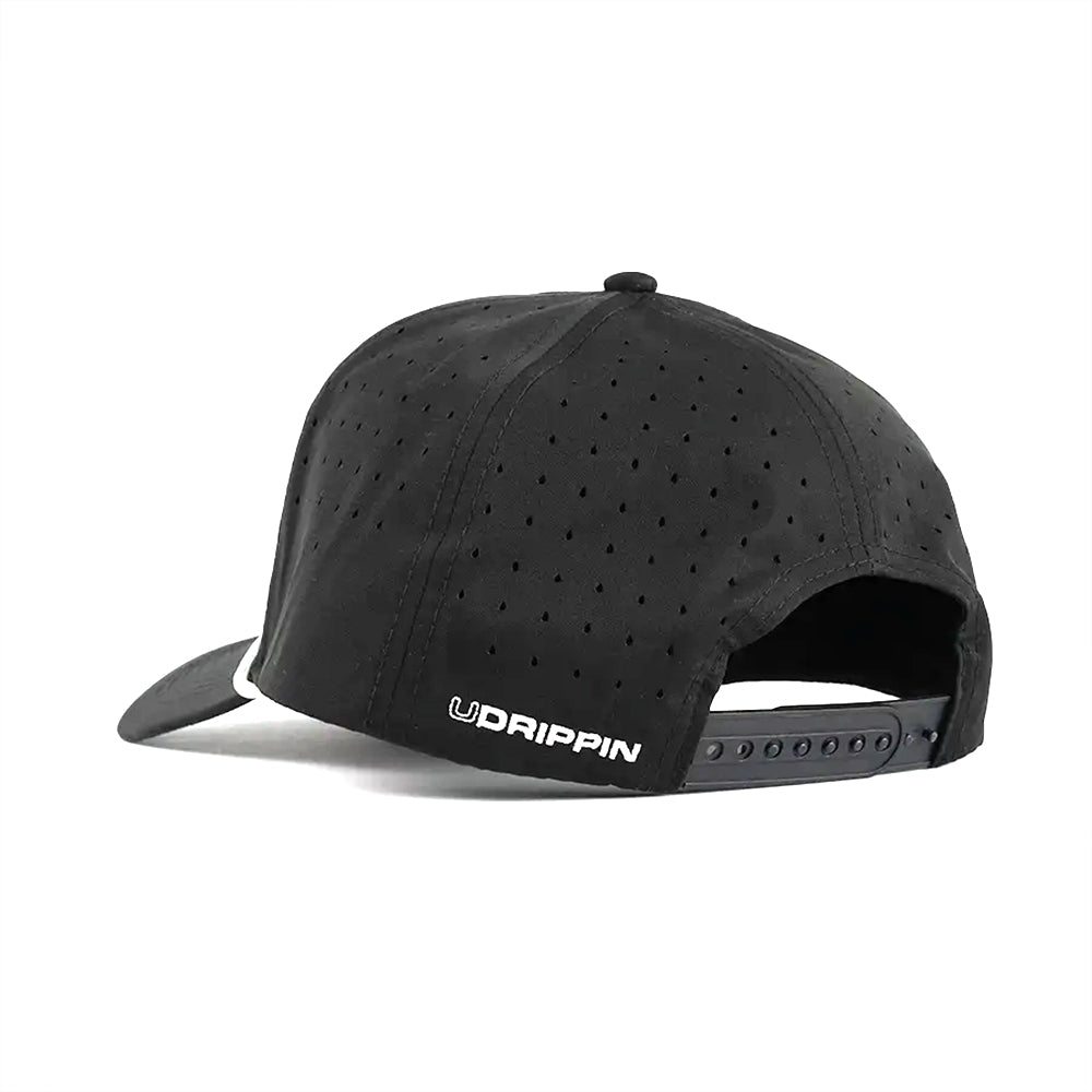 UDRIPPIN Upside Down  Performance Hat - Blackout