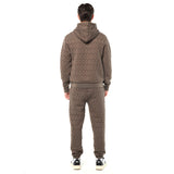Sergio Tacchini Aversa Quilted Hoodie - Morel