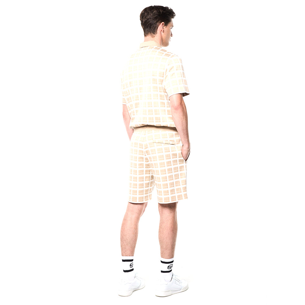 Sergio Tacchini Damarindo Check Short - Humus