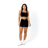 Astoria LIVE LUXE Square Neck Crop - Black