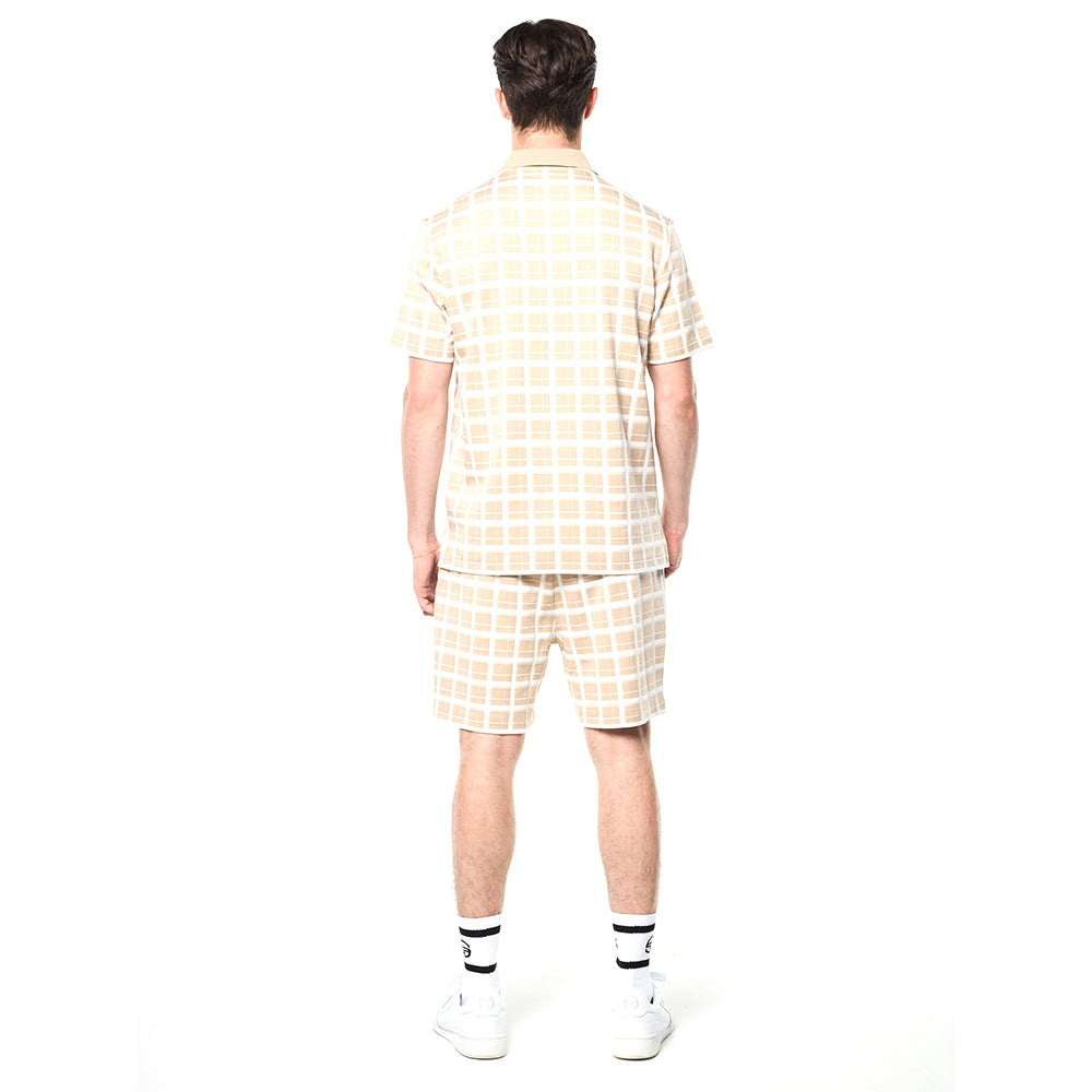 Sergio Tacchini Damarindo Check Polo - Humus