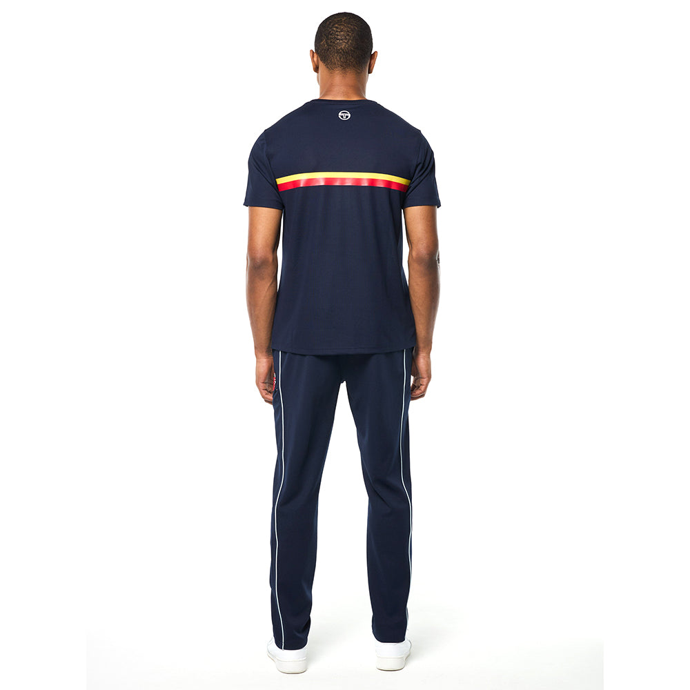 Sergio Tacchini Macchina T - Shirt - Maritime Blue-