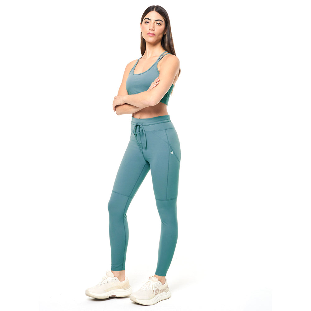 Sergio Tacchini Silvia Sports Bra - Duck Green