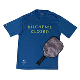Swinton Pickleball - Men's Kitchen's Closed Performance Shirt Royal Blue