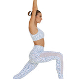 Astoria LUXE BALANCE Full Length Mesh Legging - Poppy