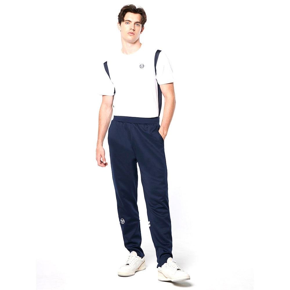 Sergio Tacchini Orion Track Pant - Maritime Blue/ White