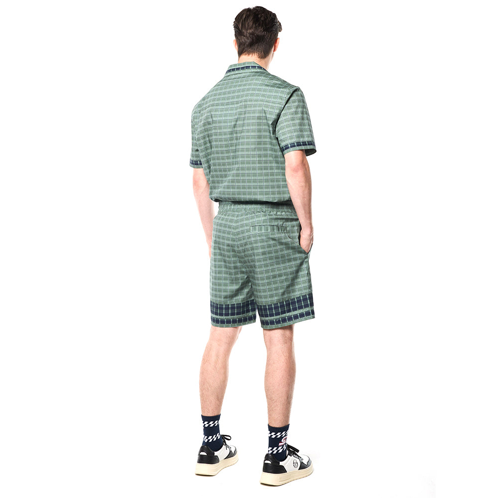 Sergio Tacchini Quadretto Cabana Short - Duck Green