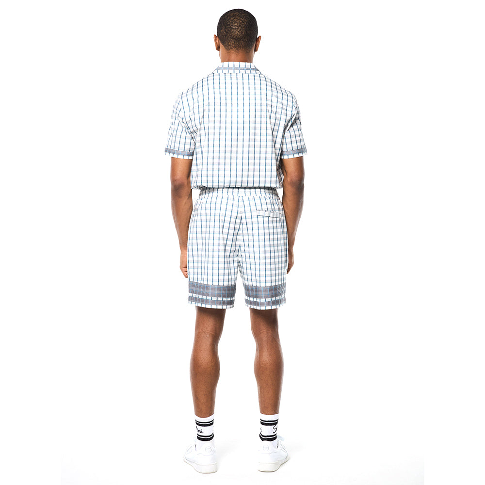 Sergio Tacchini Quadretto Cabana Short - Brilliant White