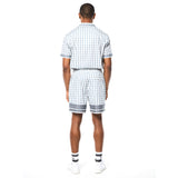 Sergio Tacchini Quadretto Cabana Short - Brilliant White