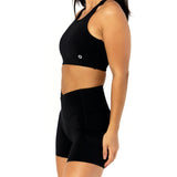 Astoria LIVE LUXE Open Back Crop - Black