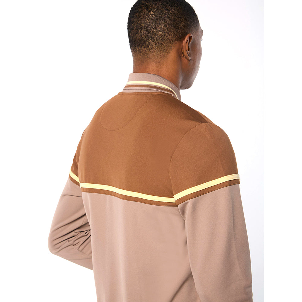 Sergio Tacchini Olmi Track Jacket - Taupe Grey