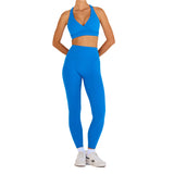 Astoria LUXE BALANCE Plunge Sports Bra - Sapphire Blue