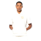 Sergio Tacchini Urso Short Sleeve Track Jacket - Gardenia