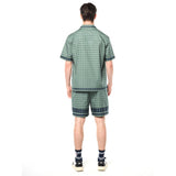 Sergio Tacchini Quadretto Cabana Shirt - Duck Green