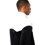 Sergio Tacchini Cielo Velour Track Jacket - Black Beauty