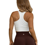 Astoria LIVE LUXE Front Crossed Crop - White